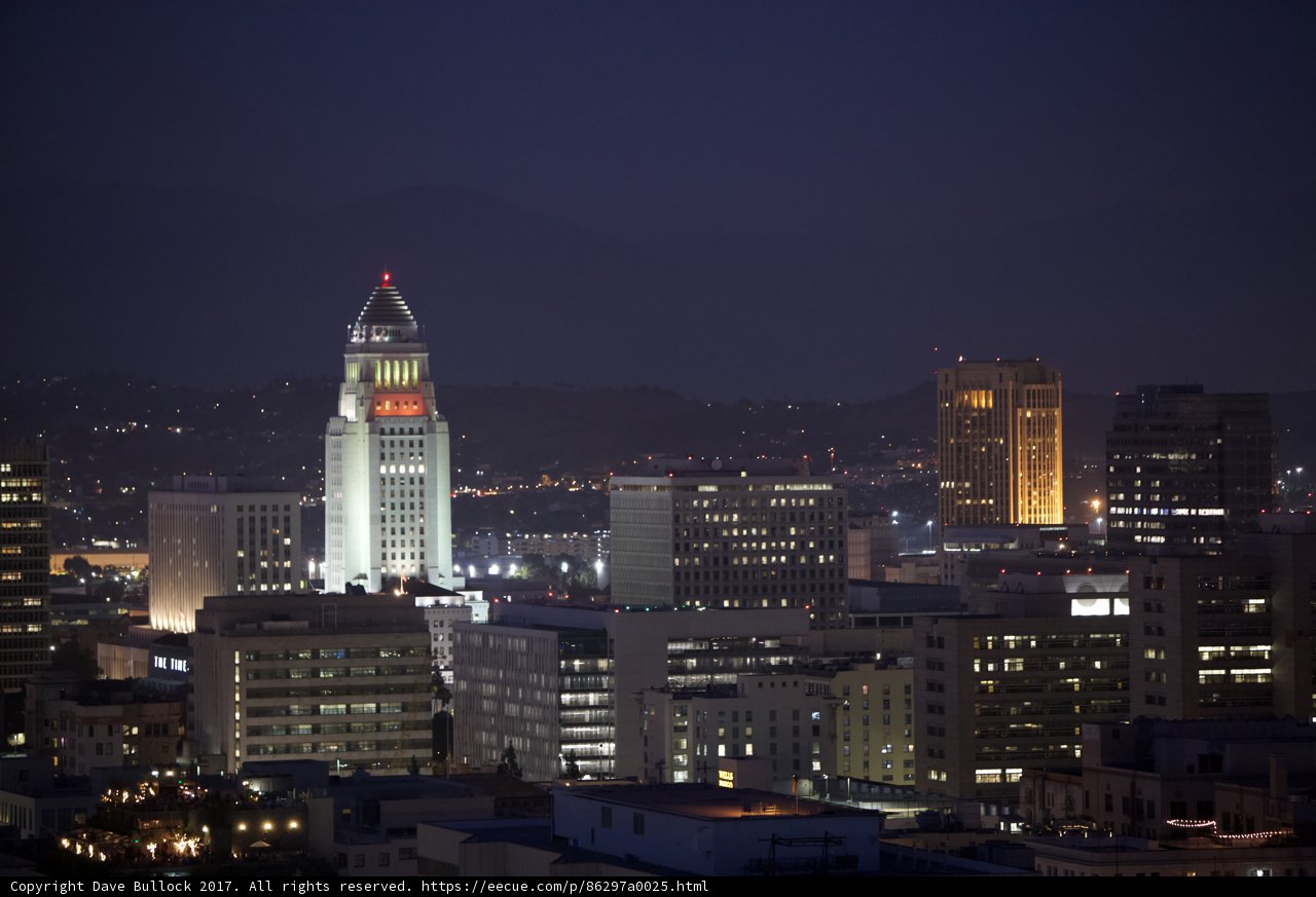 LA Glows at Night