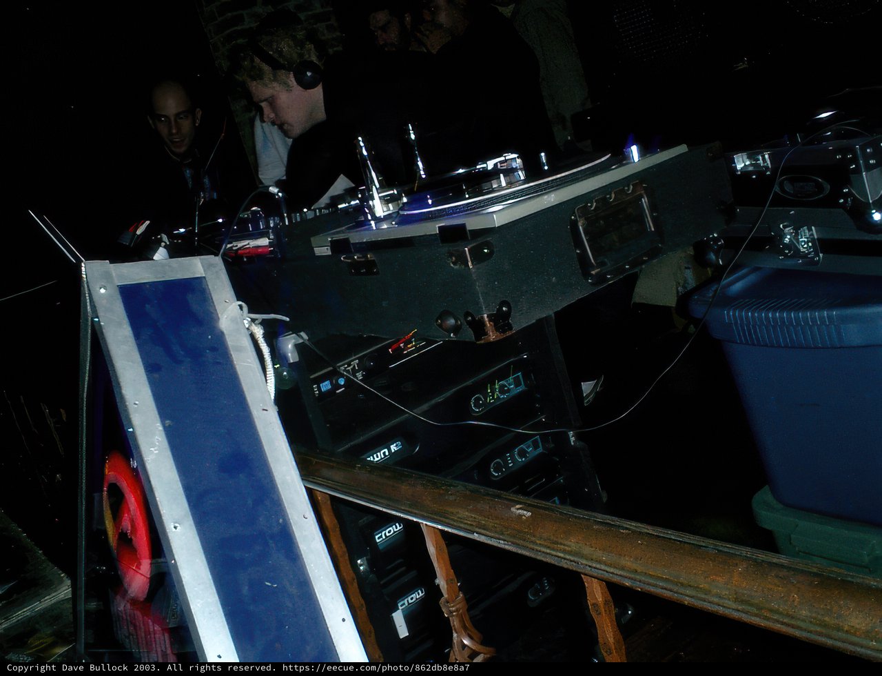 DJ Cord Entertains Partygoers on the Turntables