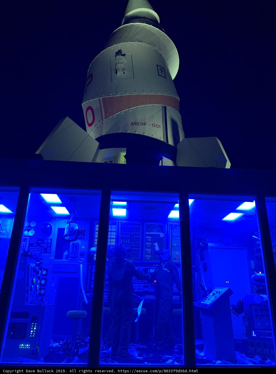 Rocket Launch Illuminates Night Sky