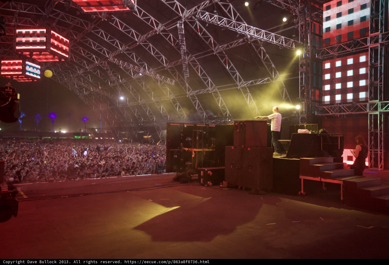 Coachella Rocks with DJ on Stage