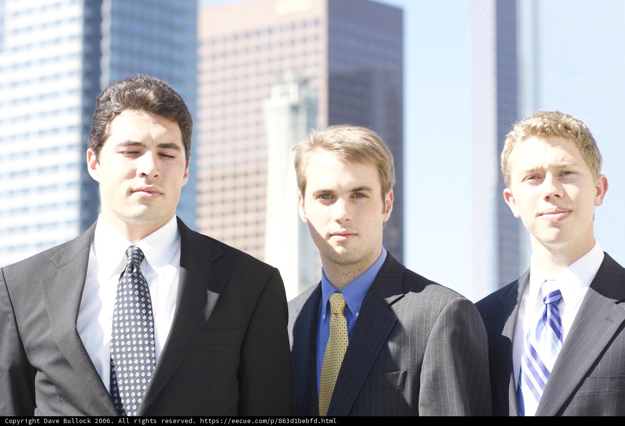 The Three Suited Gentlemen