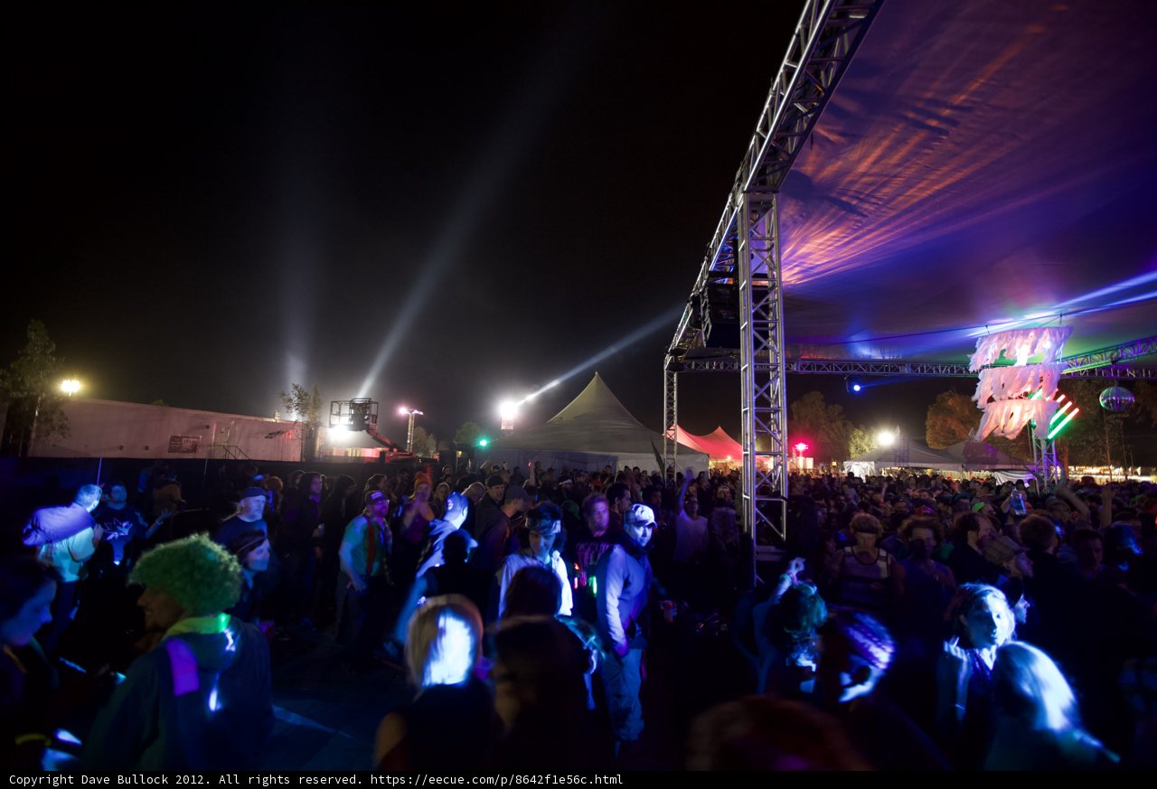 Urban Nightlife at Coachella Music Festival