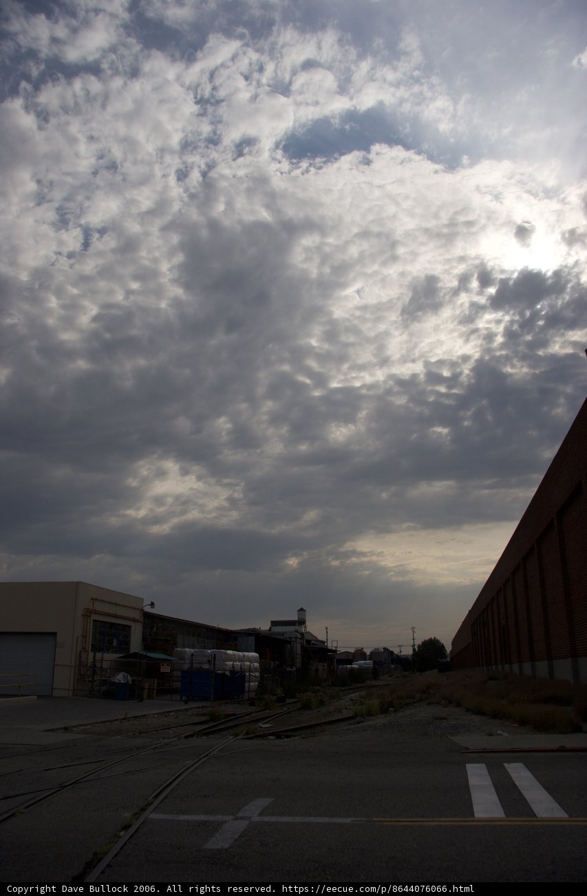 Cloudy Skies Over the Urban Landscape