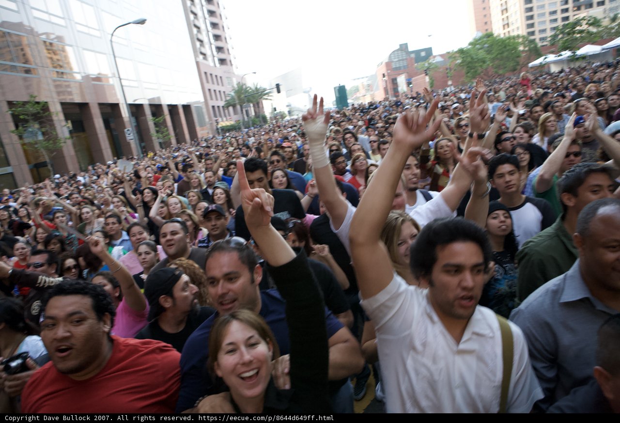 Energetic Crowd Takes Over Ozomatli Performance