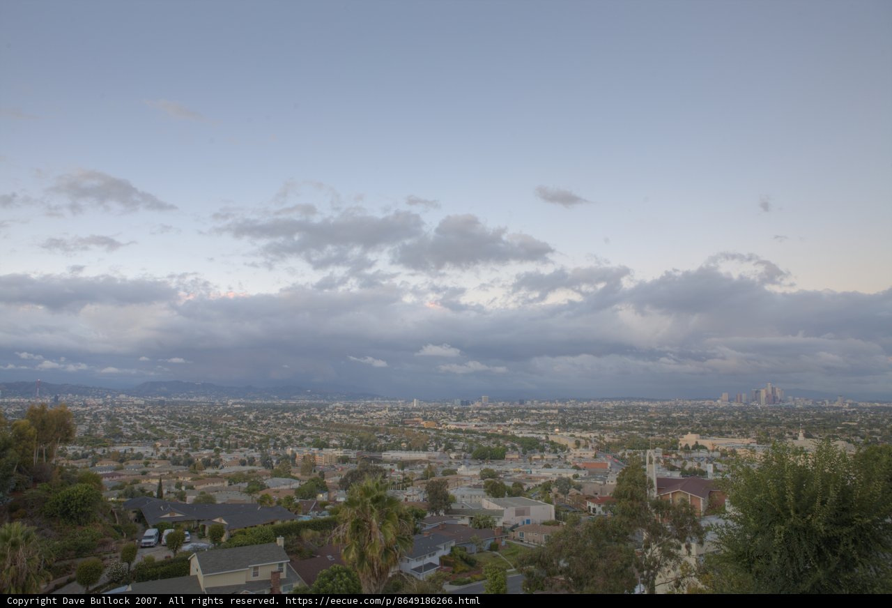 A City Under a Cloudy Sky