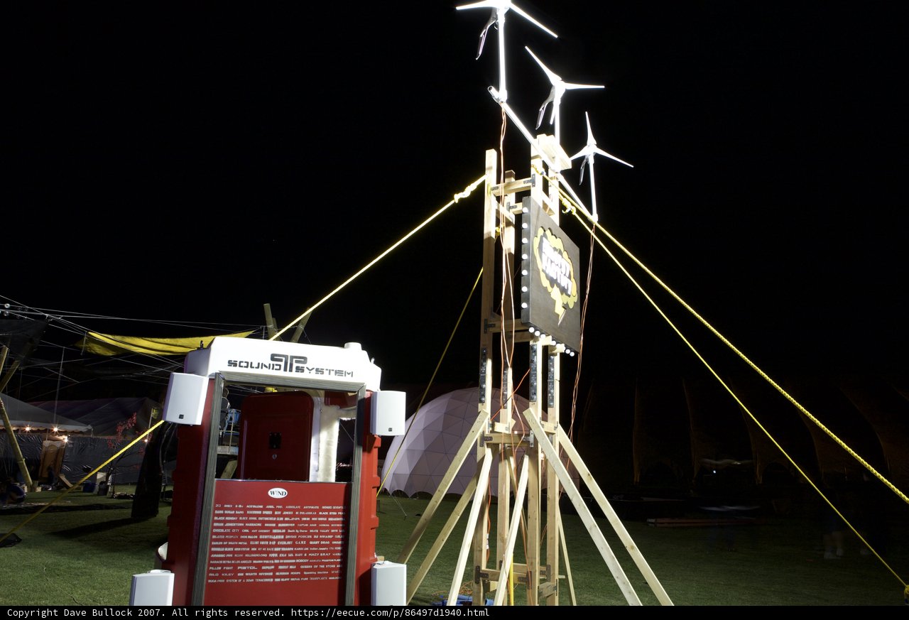Windmill on a Telephone Pole