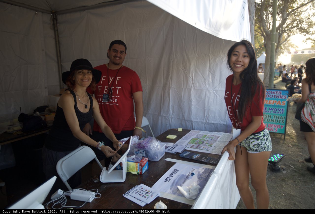 Festival Staff Smiling Together