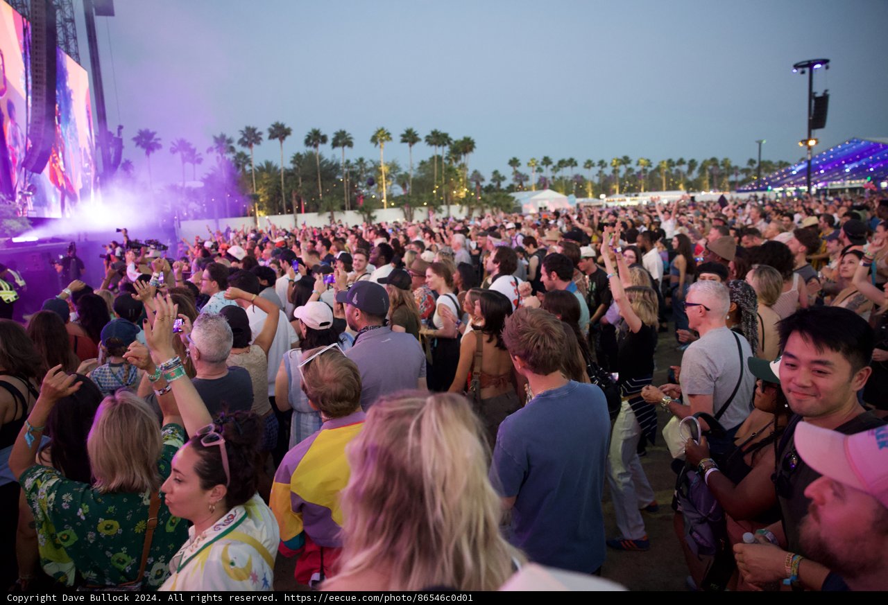Electric Evenings: Coachella 2024 Crowds