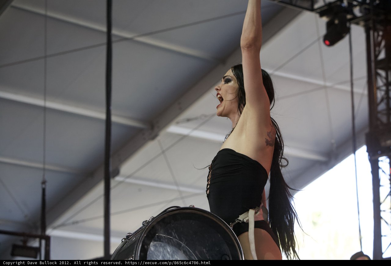 Drumming her Heart Out