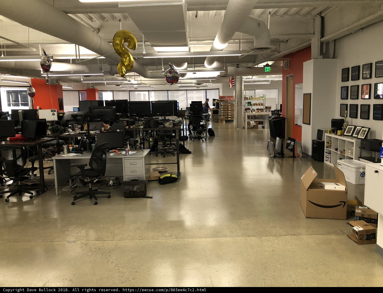 Busy Office with Modern Furniture