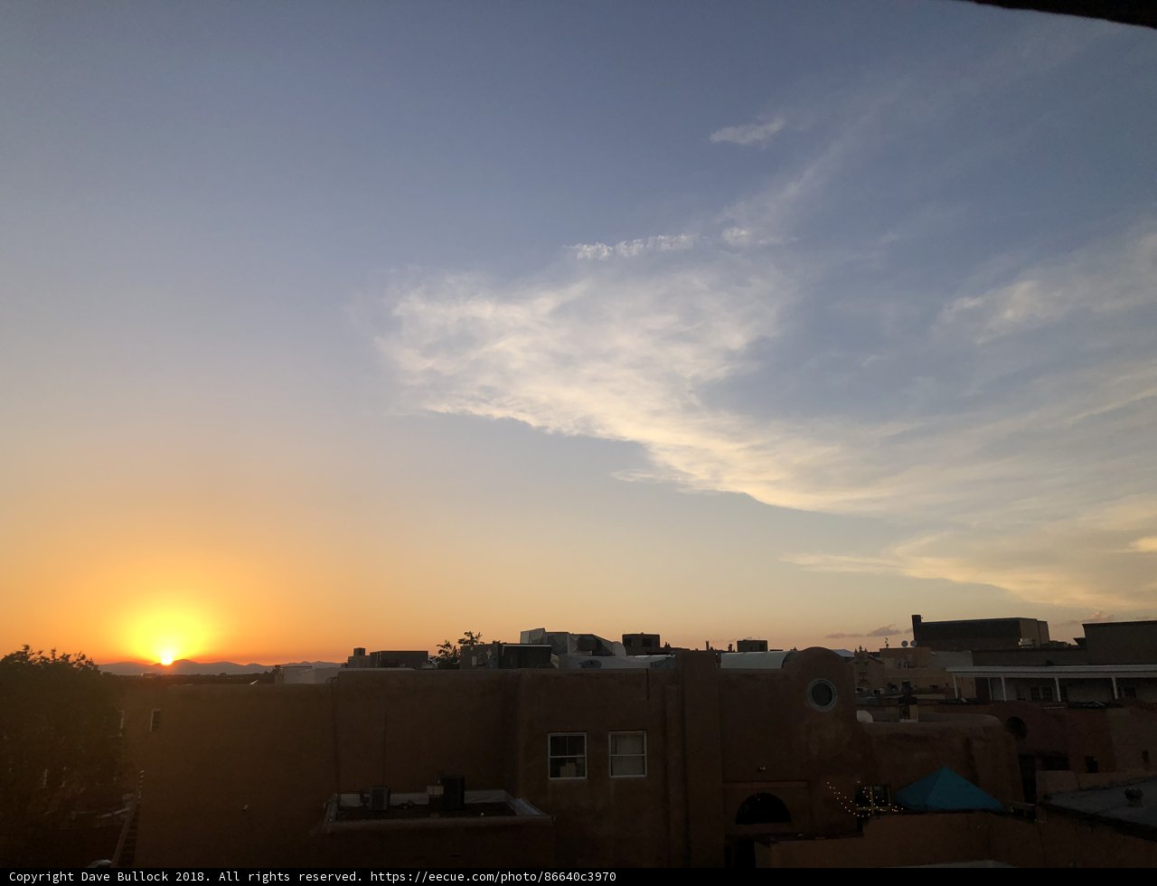 City Sunset Sky