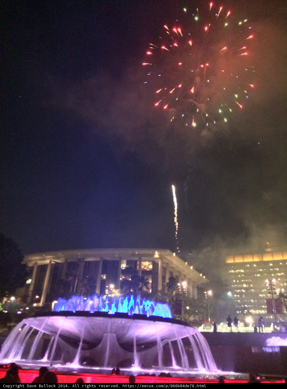 Fireworks Spectacular over Civic Center Fountain