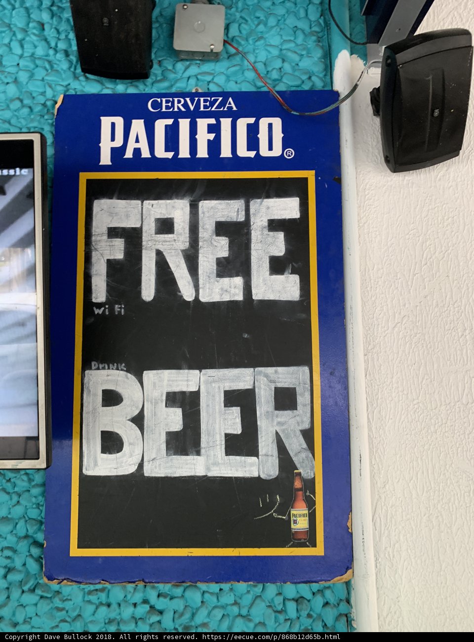 Free Beer in Pacifico, Mexico