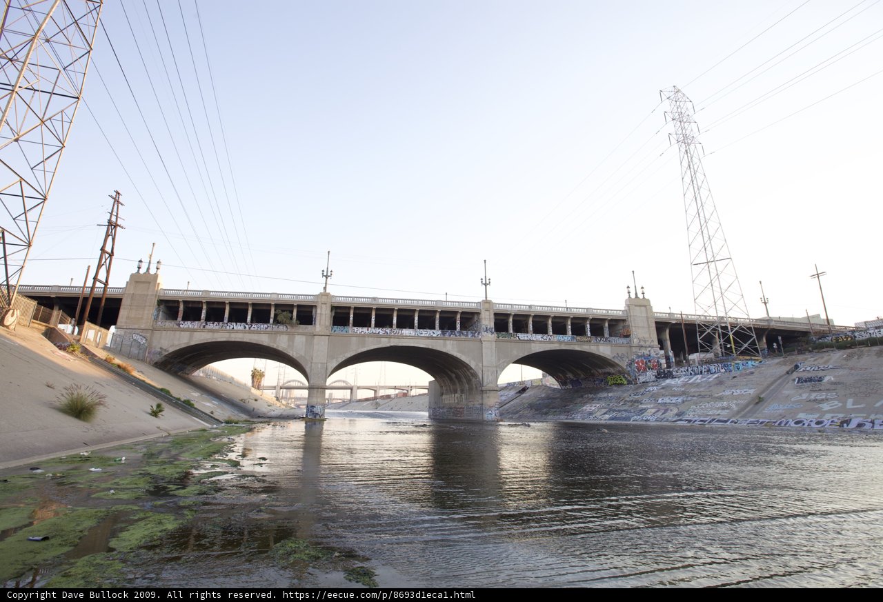The Majestic Arch Bridge over the LA River