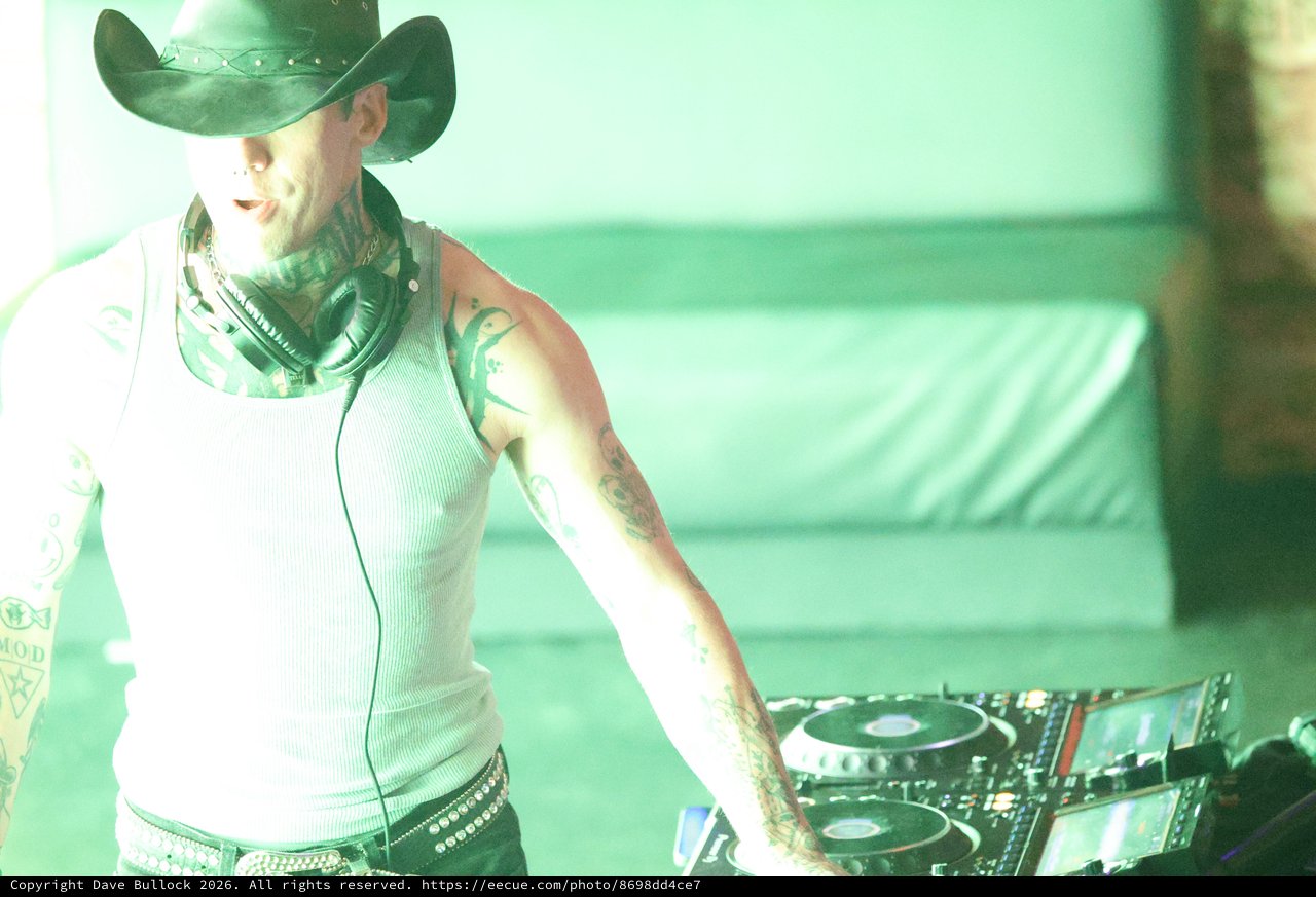 Cowboy DJ Commands the Decks at Wobbleland