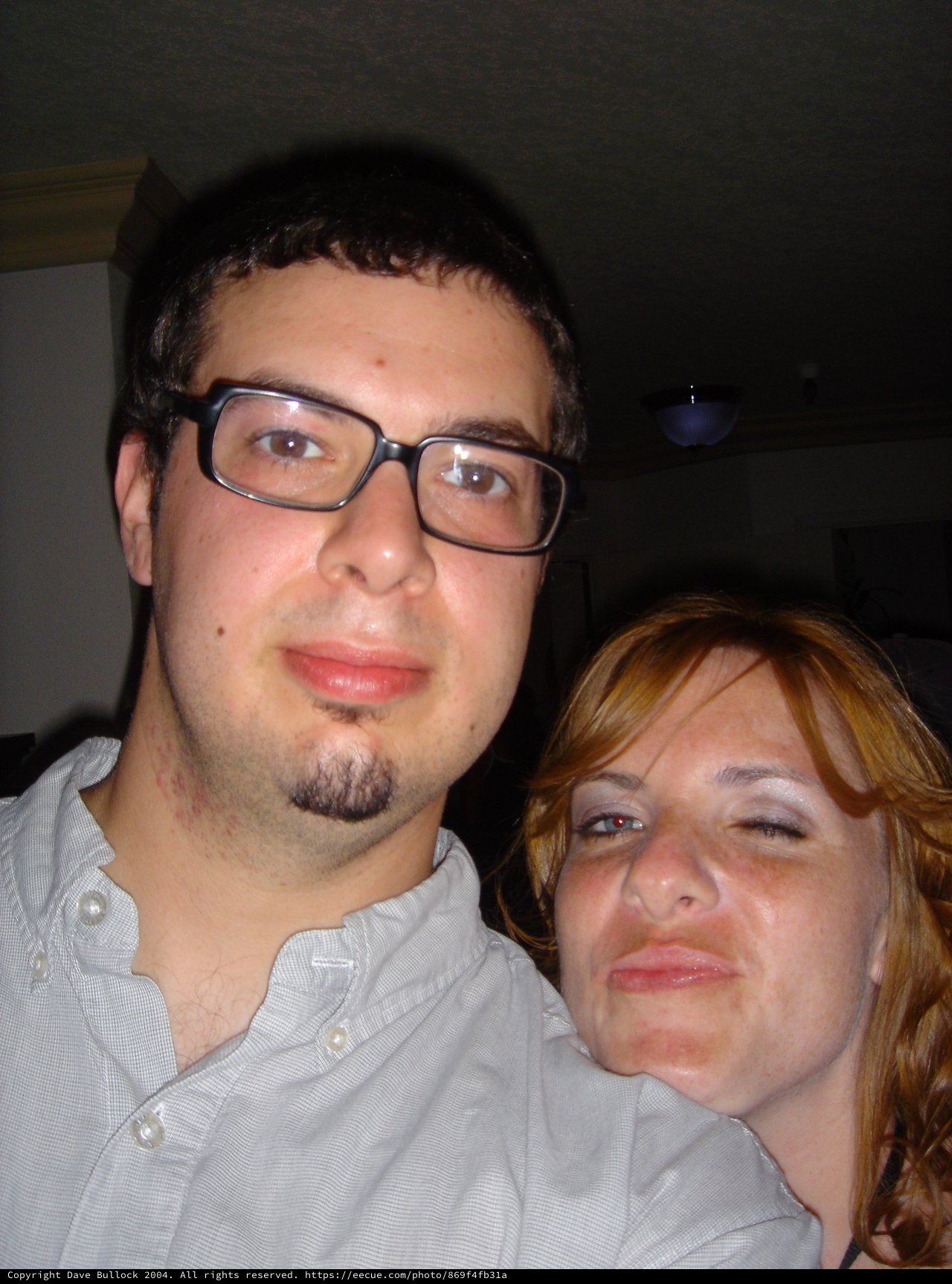 Dave and Penelope Pose for a Late Night Selfie