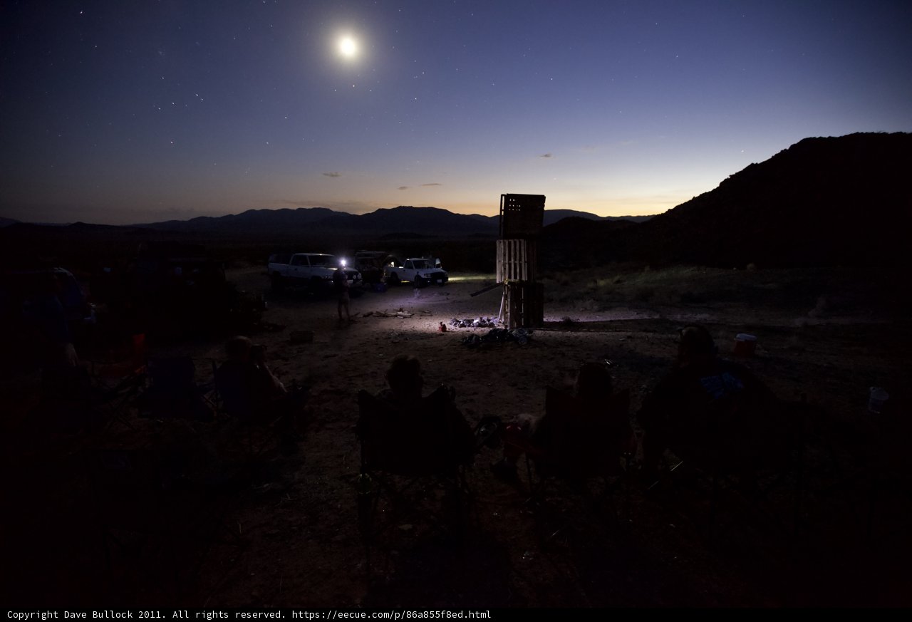 Moonlit Camping