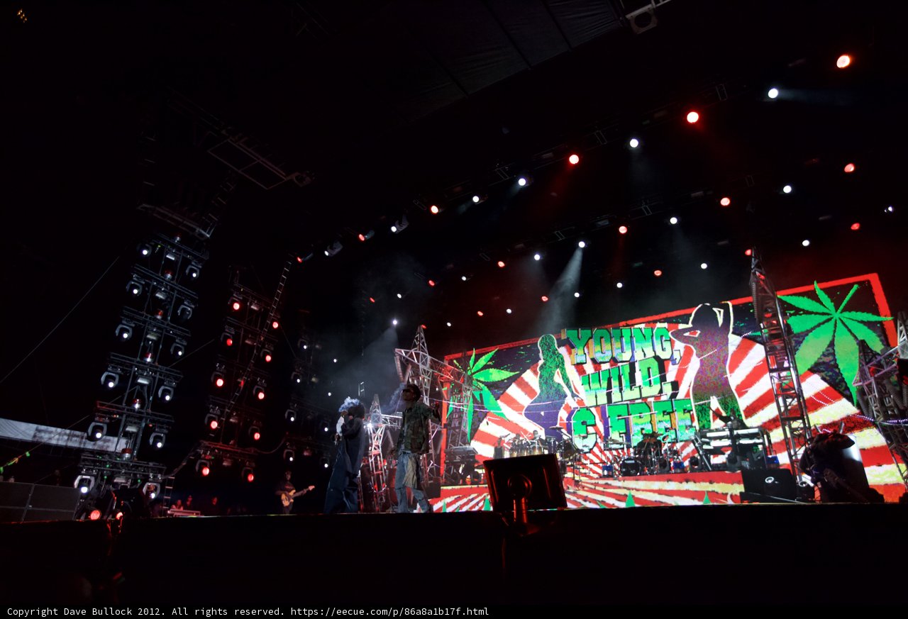 Rocking the Coachella Stage