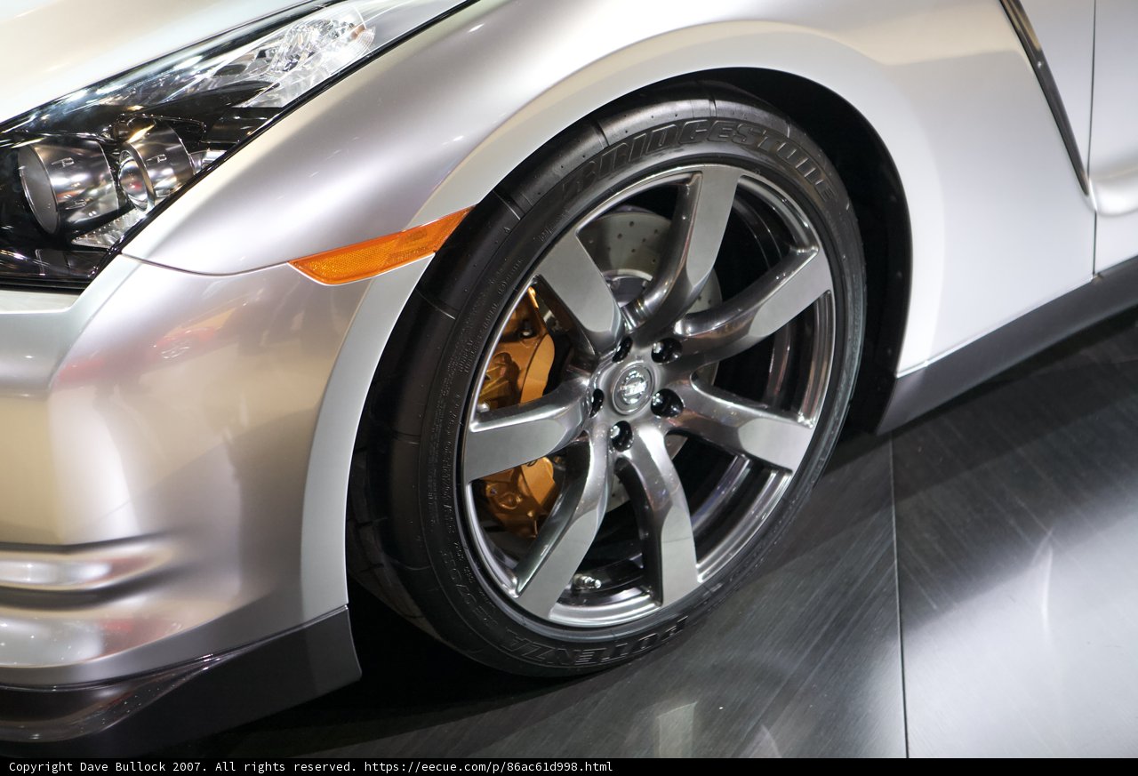 Sleek Alloy Wheel Of A Sports Car