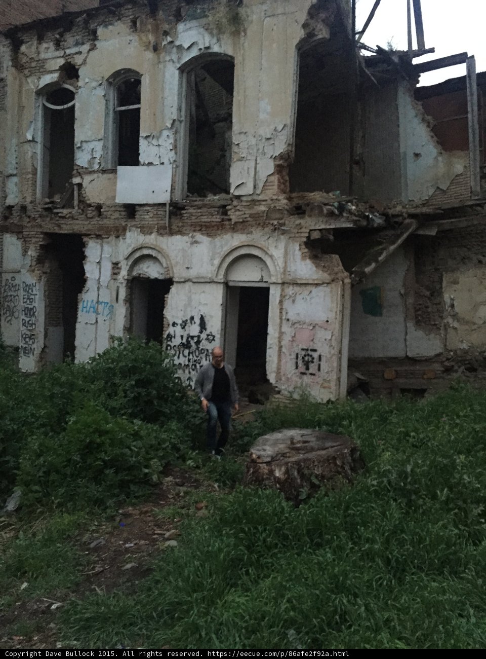 Leaving the Abandoned Mansion