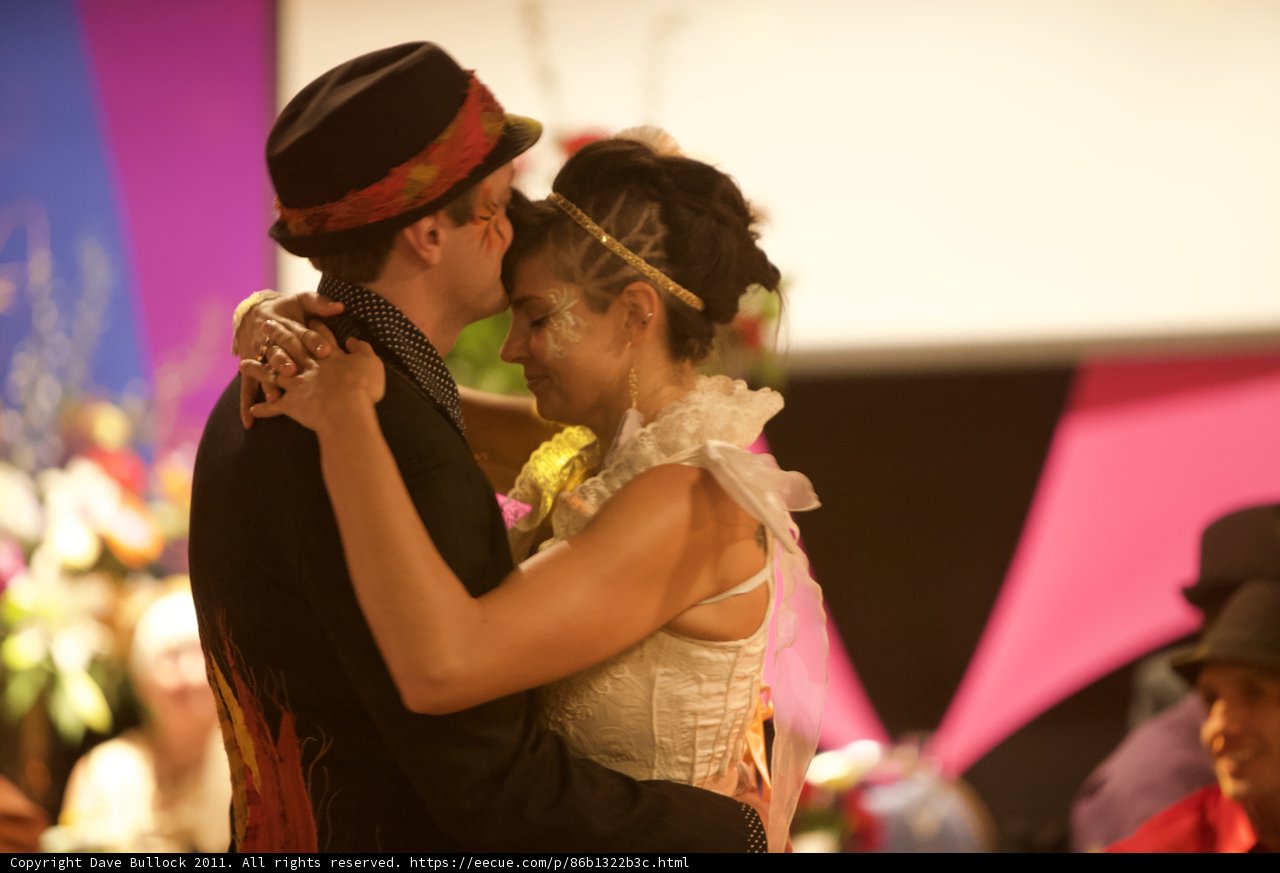 Embracing on the Dance Floor