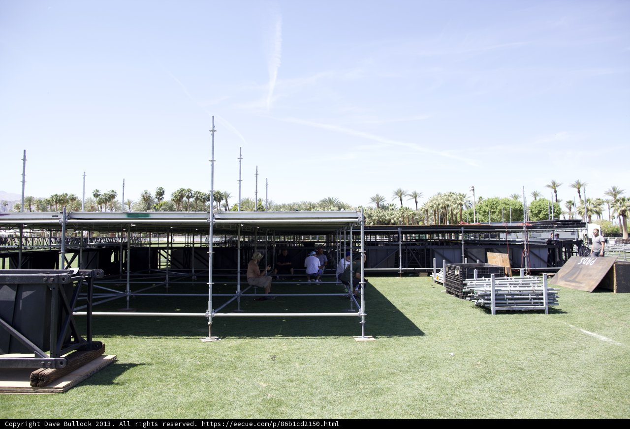 Crowded Coachella Field