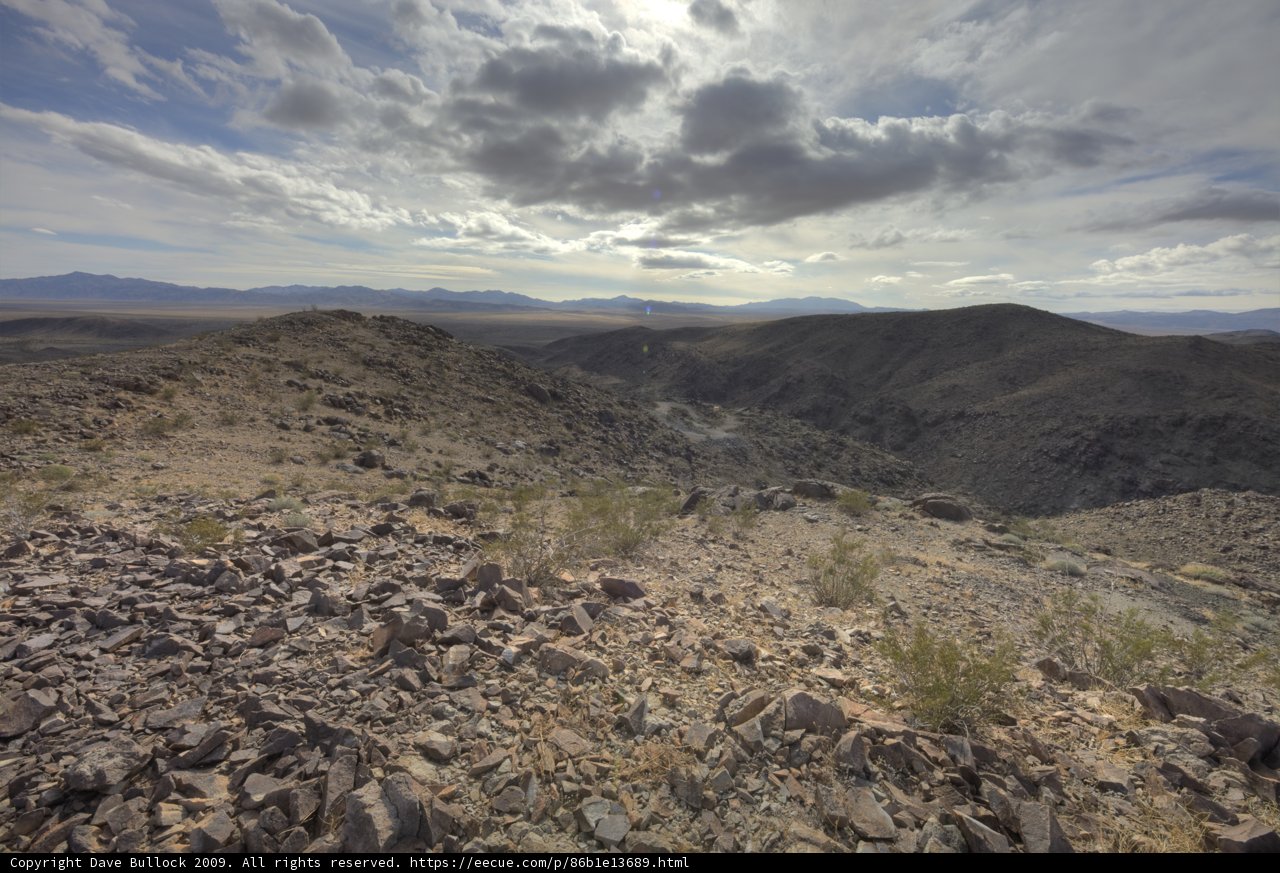 Rocky Hill View of the Beautiful Desert