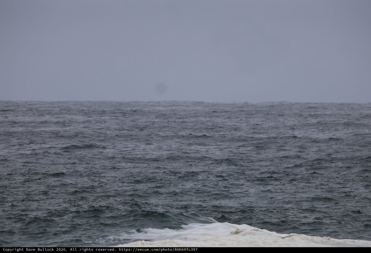 Stormy Grey Seas on a Overcast Summer Day