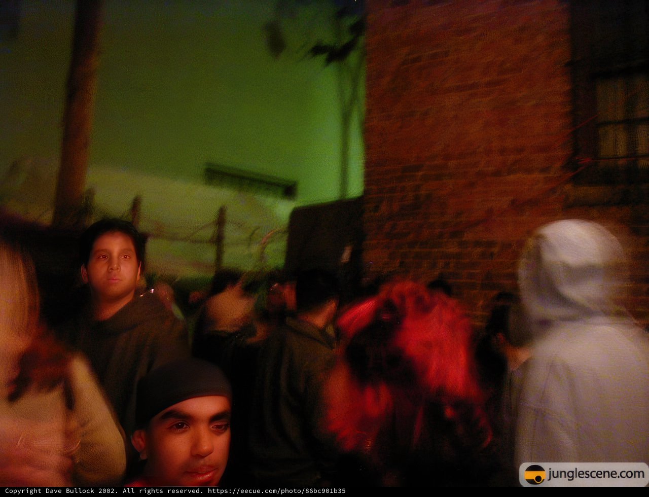 Urban Nightlife Crowd