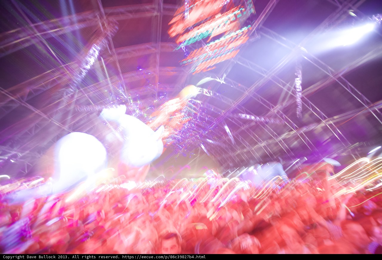 Blurred Lights and Excitement