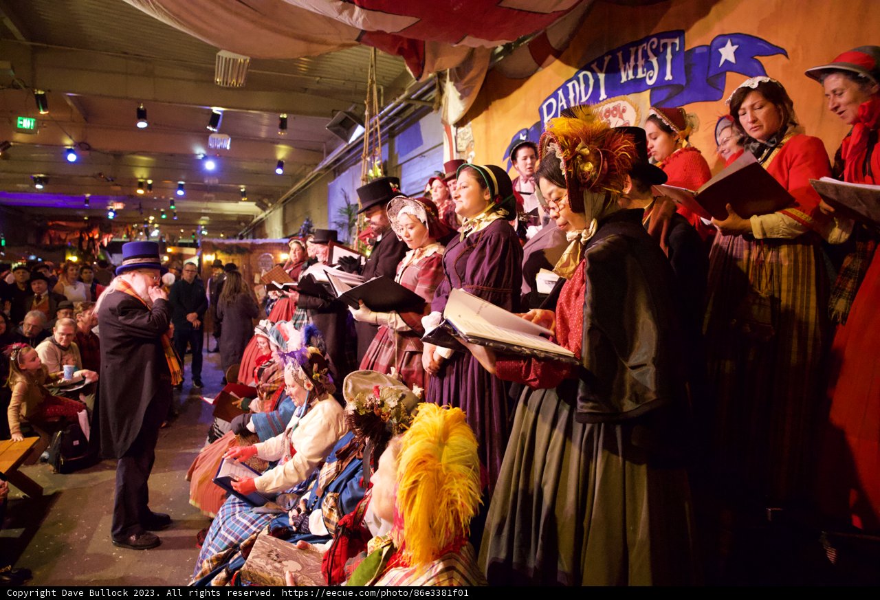 A Hymn of Delight at Dickens Christmas Fair, 2023