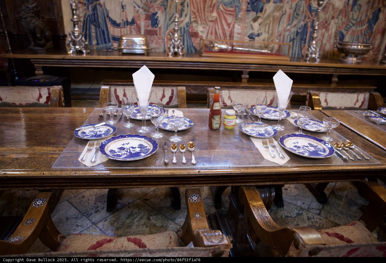 Dining Elegance at Hearst Castle