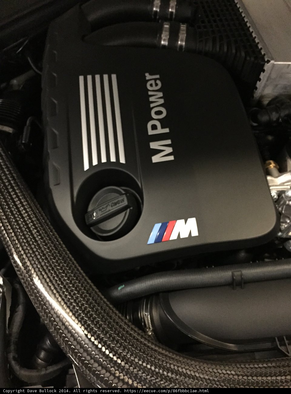 Powerful Engine Cover of BMW M3