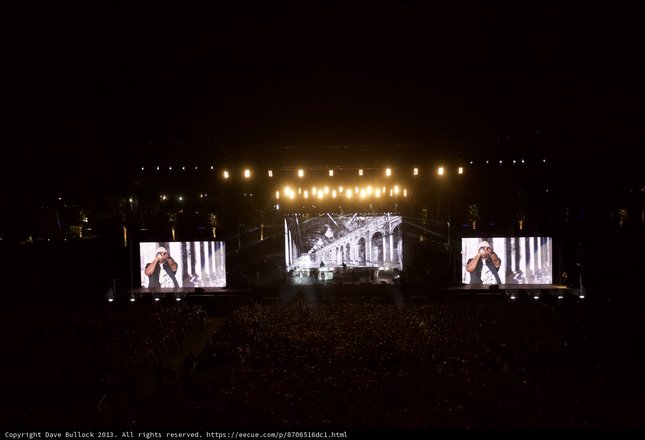 Coachella Stage Lights Up The Night