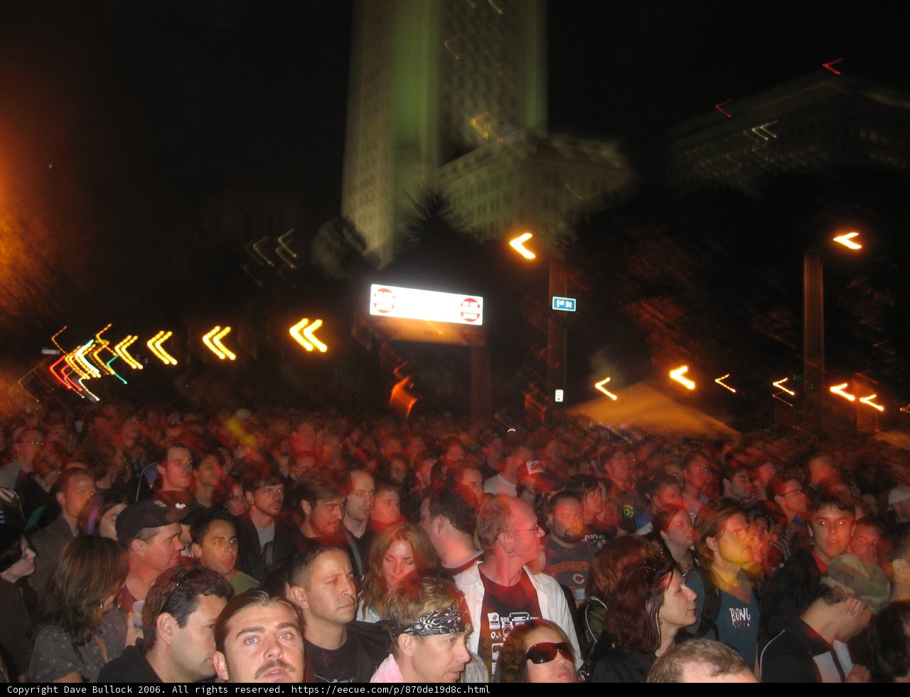 Midnight Concert with Fiery Crowd