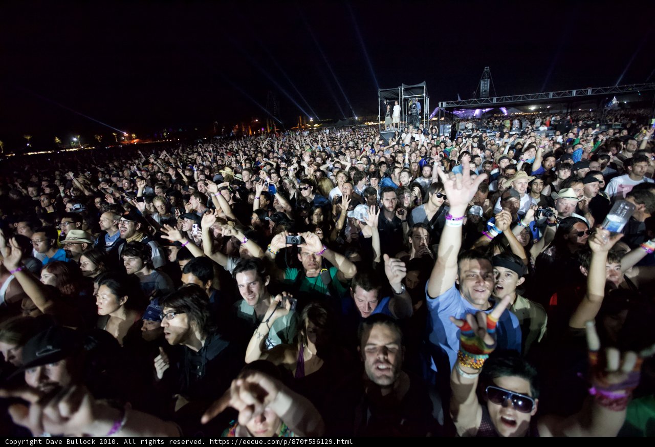 Coachella Crowd Goes Wild