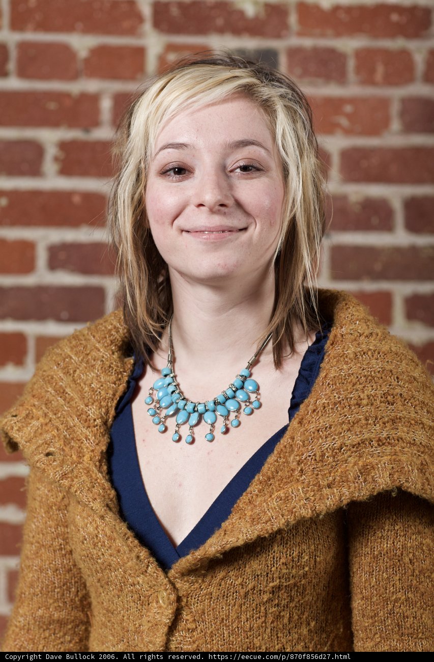 Blonde Beauty with Statement Necklace