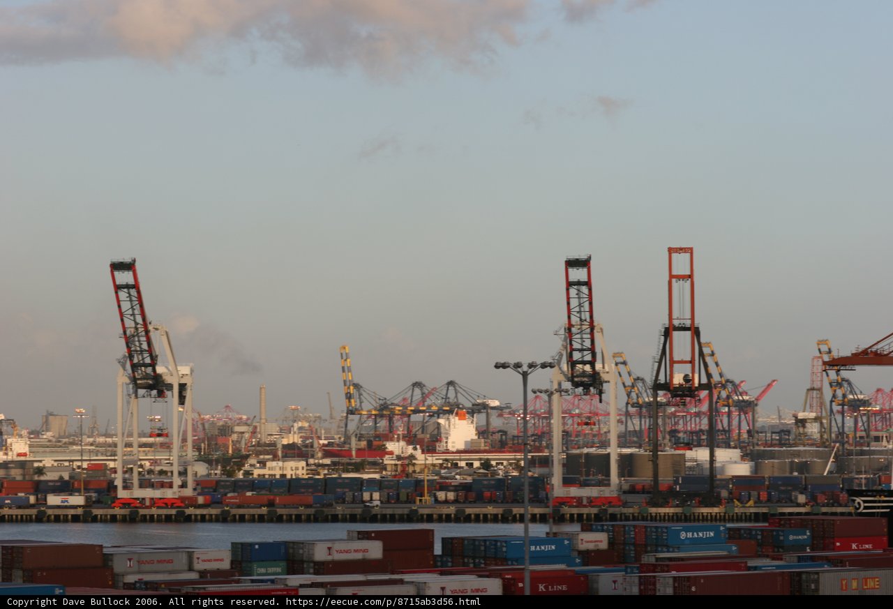 Cloudy Sky Over the Shipyard