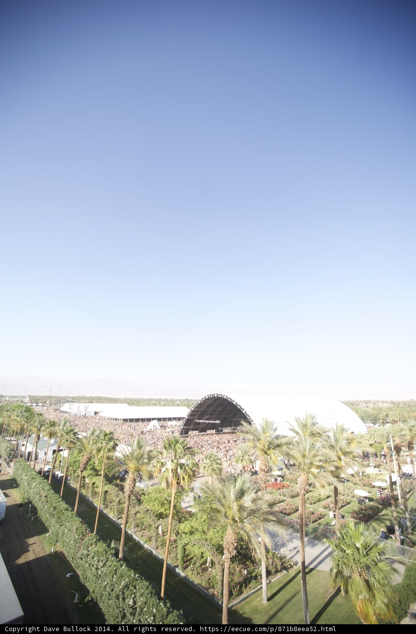 A Bird's Eye View of Coachella's Main Stage