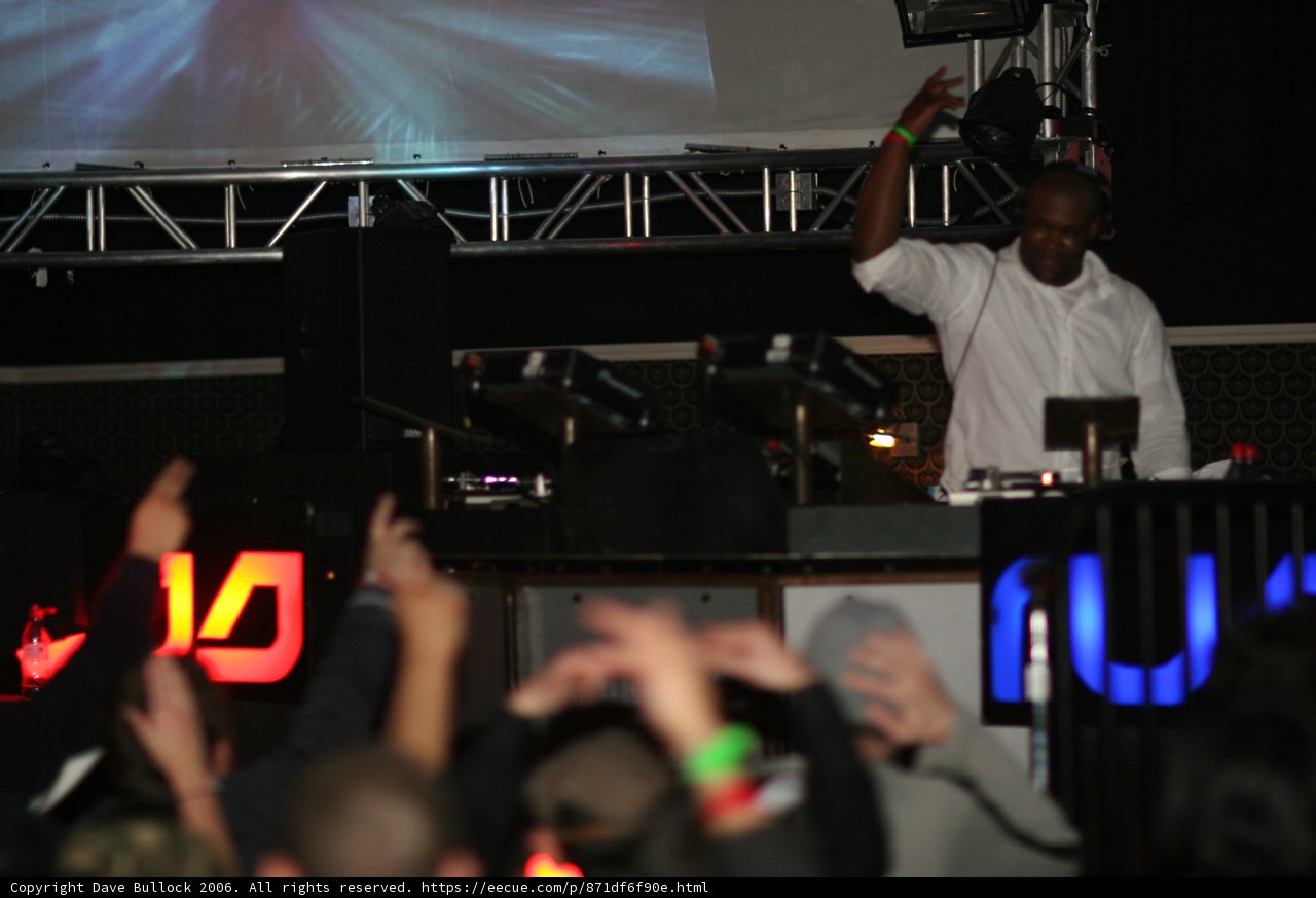 DJ takes over the stage