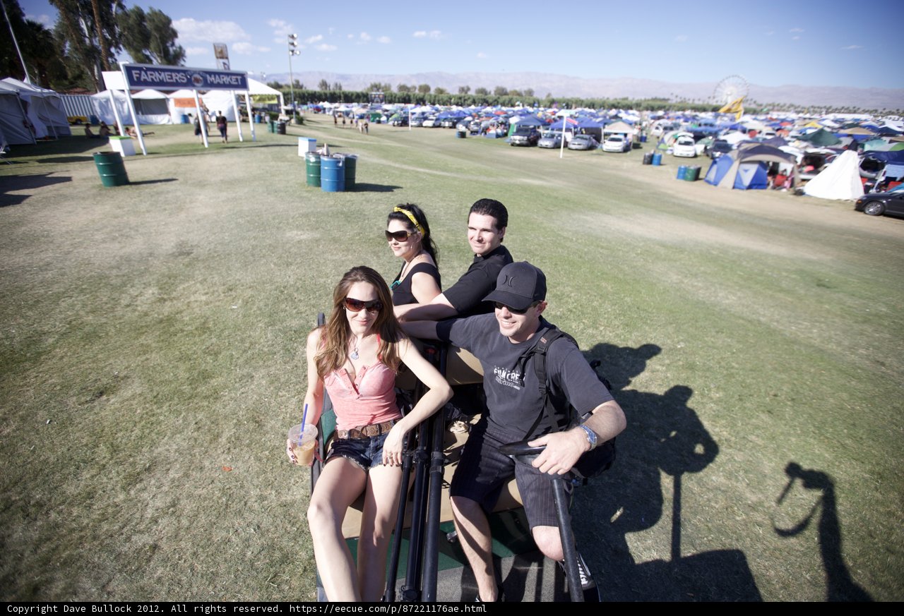 A Casual Rest in Coachella Field