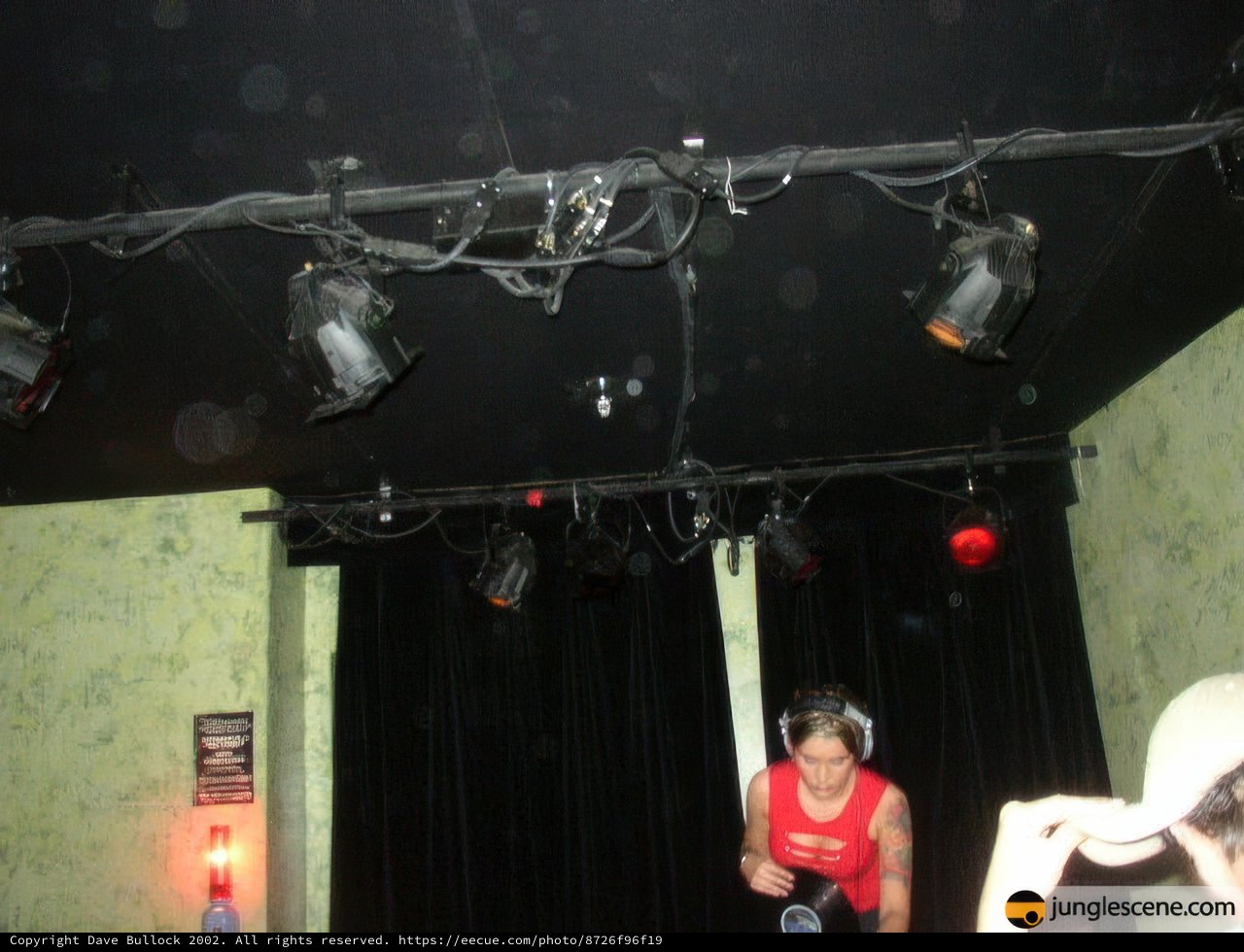 Red Woman on Stage
