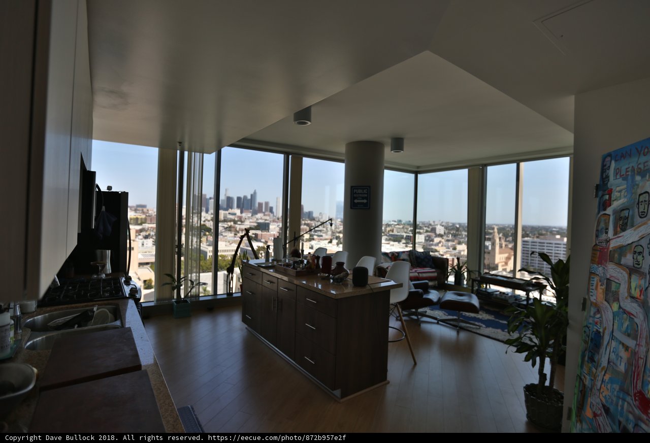 Scenic Cityscape from a Lavish Penthouse Apartment