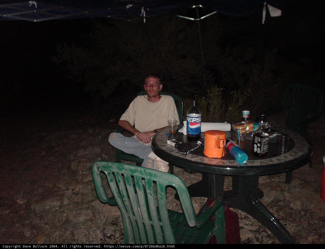 Nightly Reflections at the Outdoor Dining Table