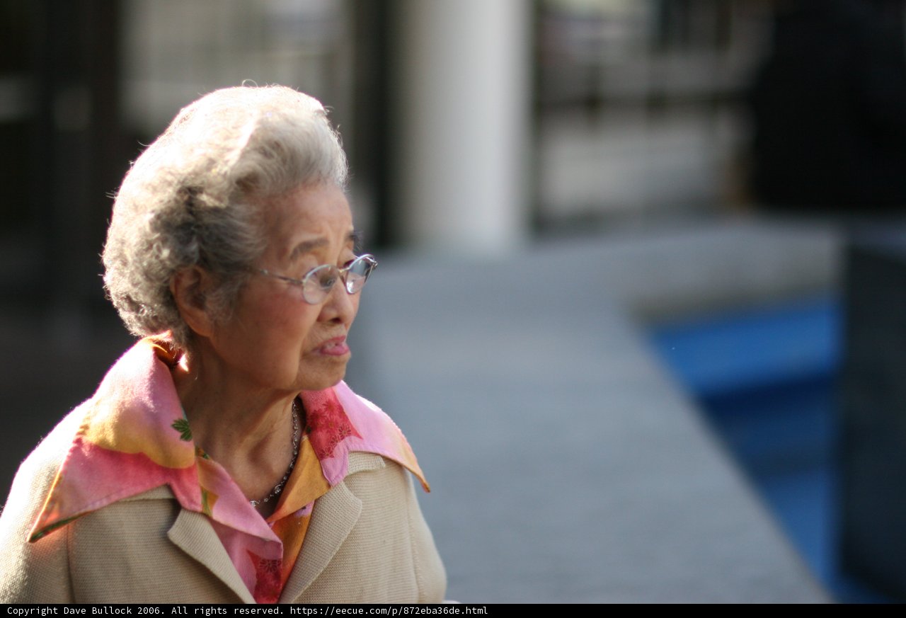 The Happy Lady with Glasses