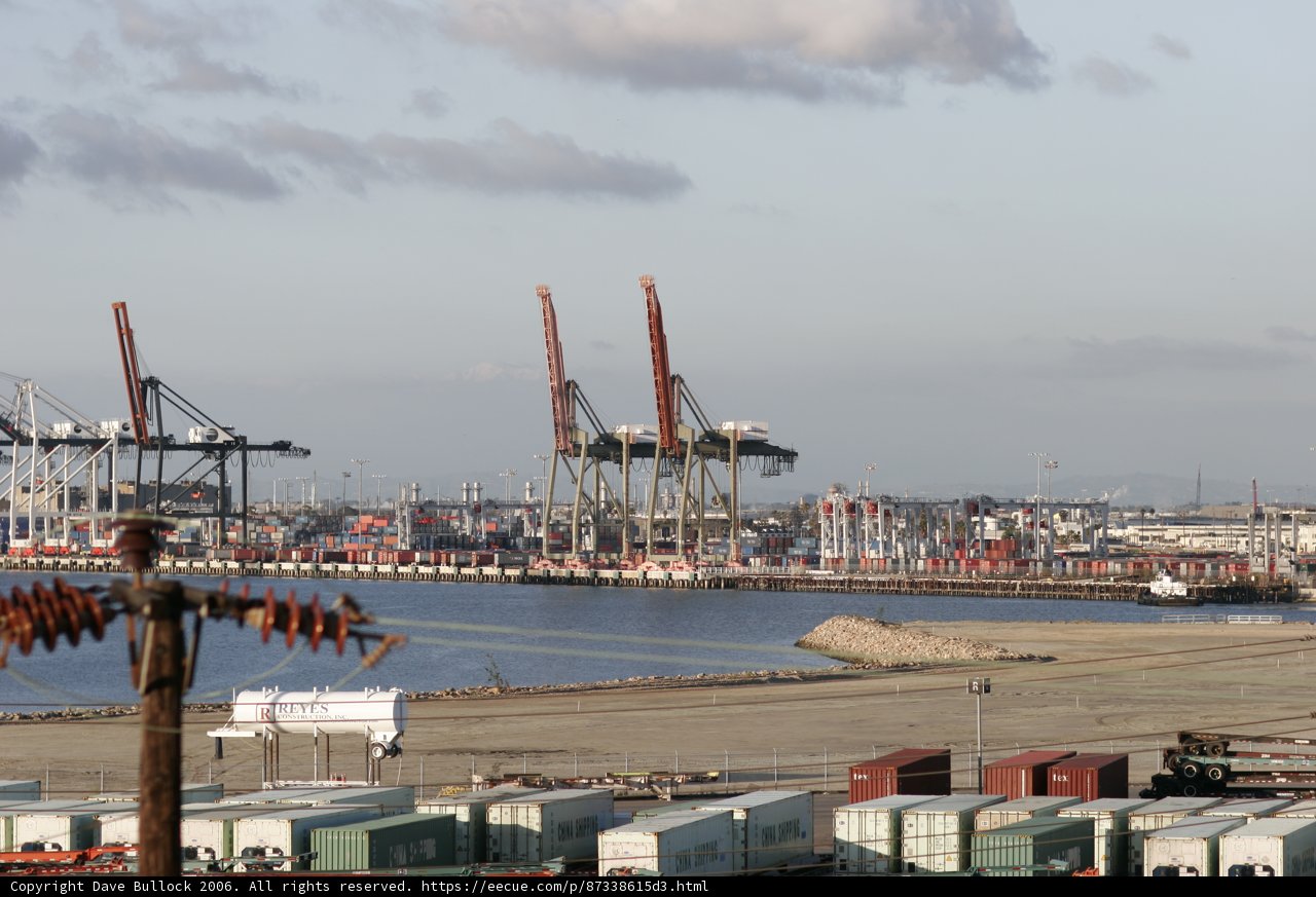Busy Waterfront Scene