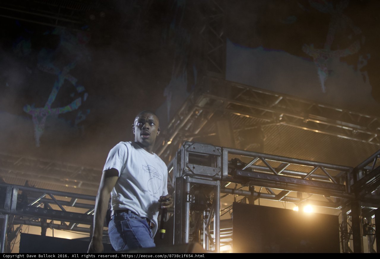 Vince Staples rocks the stage under the spotlight