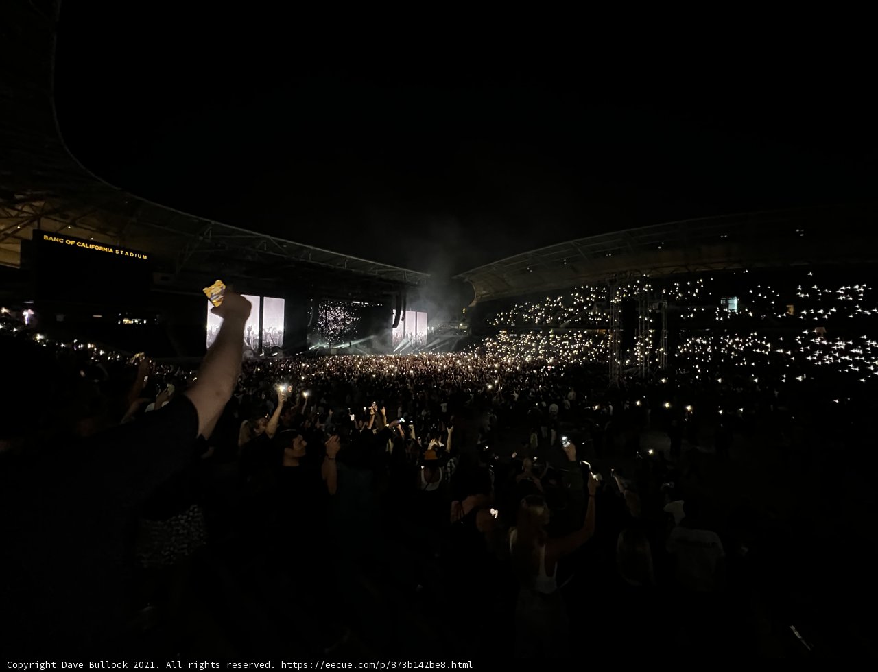Lights, Crowd, and Sky: A Concert in the Metropolis