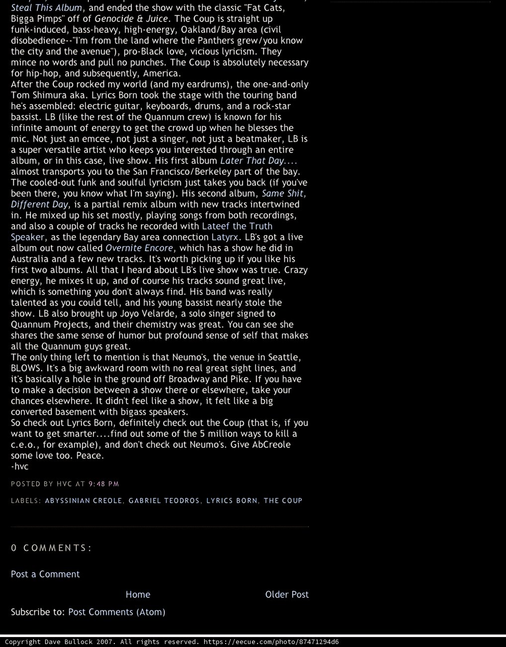 The Official Website Page for the Book