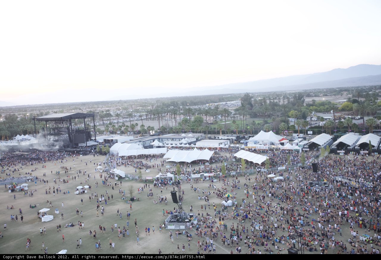 The Massive Crowd at Coachella Music Festival